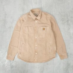 Carhartt WIP Glenn Shirt Jacket - Dusty H Brown Faded