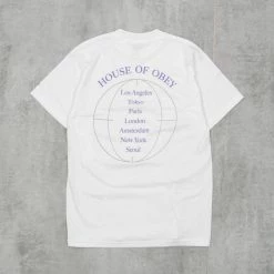 Obey Global Tee - White -Kyosho Shop GlobalTee White3 1024x1024