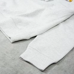 Carhartt WIP Half Zip American Script Sweat - Ash Heather -Kyosho Shop HalfZipAmericanScriptSweat AshHeather3 1024x1024