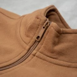 Carhartt WIP Half Zip American Script Sweat - Buffalo -Kyosho Shop HalfZipAmericanScriptSweat Buffalo3 1024x1024