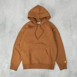 Carhartt WIP Hooded Chase Sweatshirt - Hamilton Brown
