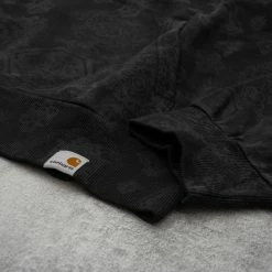 Carhartt WIP Hooded Verse Sweat - Black -Kyosho Shop HoodedVerseSweat HamiltonBlack3 1024x1024
