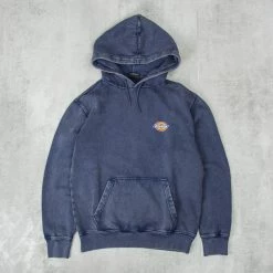 Dickies Icon Washed Hoodie - Navy Blue