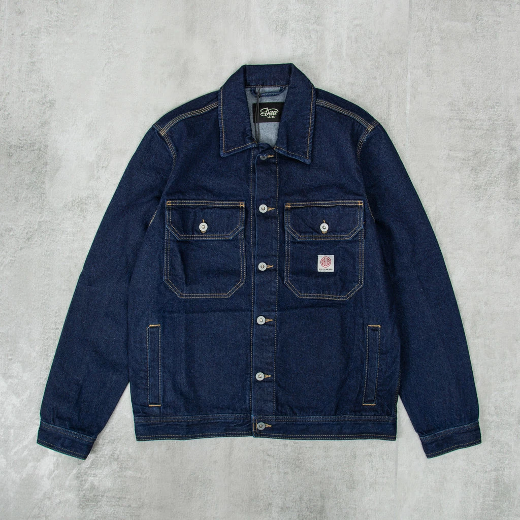 Deus Ex Machina Kanan Work Jacket - Dry Indigo 1 Deus Ex Machina Kanan Work Jacket - Dry Indigo