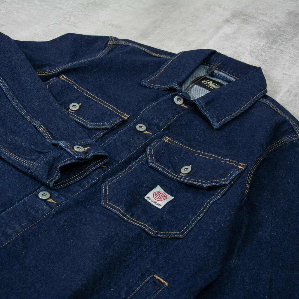 Deus Ex Machina Kanan Work Jacket - Dry Indigo 4 Deus Ex Machina Kanan Work Jacket - Dry Indigo - Image 4