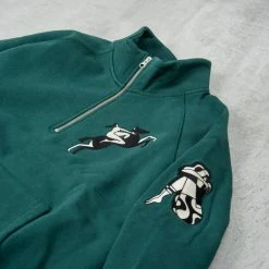 By Parra Life Experience Half Zip Sweat - Pine Green -Kyosho Shop LifeExperienceHalfZipSweat PineGreen2 63068808 a9b6 41d3 9721 f75d79edb131 1024x1024