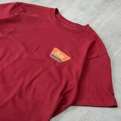 Brixton Linwood S/S Tee - Island Berry / Paradise Orange -Kyosho Shop LinwoodS STee IslandBerry ParadiseOrange2 1024x1024