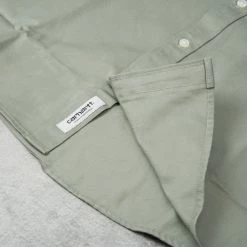 Carhartt WIP Madison L/S Shirt - Yucca / White -Kyosho Shop MadisonL SShirt Yucca White3 1024x1024