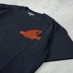 Carhartt WIP Mechanic S/S Tee - Dark Navy / Brick -Kyosho Shop MechanicS STee DarkNavy Brick2 1024x1024