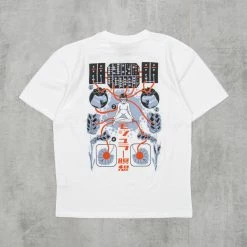 Edwin Modular Meditation Tee - White -Kyosho Shop ModularMeditationTee White4 1024x1024