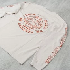 Edwin Music Channel L/S Tee - Mist -Kyosho Shop MusicChannelL STee Mist3 1024x1024