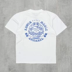 Edwin Music Channel S/S Tee - White -Kyosho Shop MusicChannelS STee White3 86f91532 8d85 45d7 8dea d40686c585b1 1024x1024