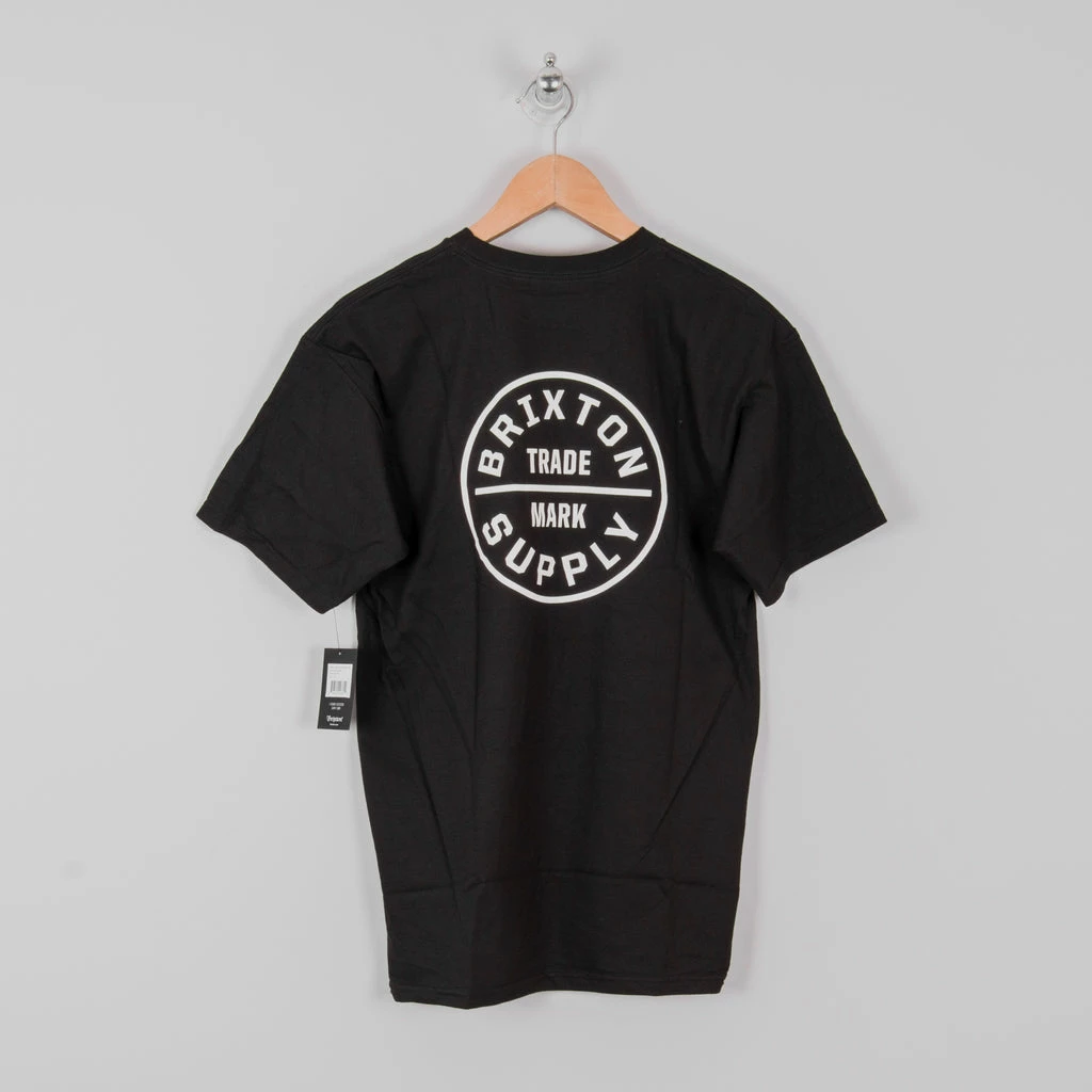 Brixton Oath S/S Standard Tee - Black/White 3 Brixton Oath S/S Standard Tee - Black/White - Image 3