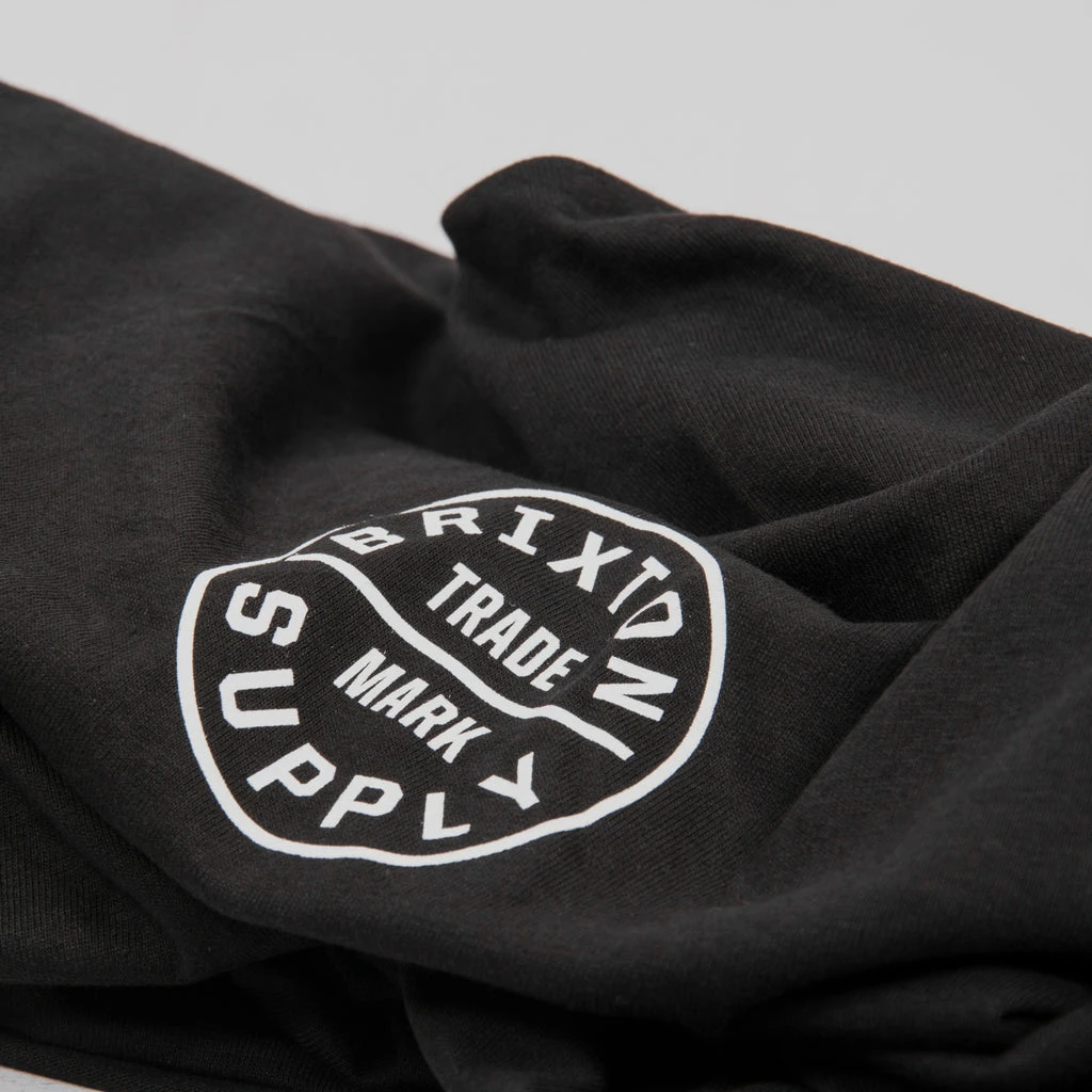 Brixton Oath S/S Standard Tee - Black/White 2 Brixton Oath S/S Standard Tee - Black/White - Image 2