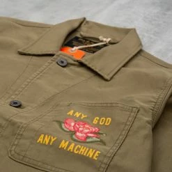 Deus Ex Machina P-41 Overshirt - Olive Drab -Kyosho Shop P 41Overshirt OliveDrab2 1024x1024