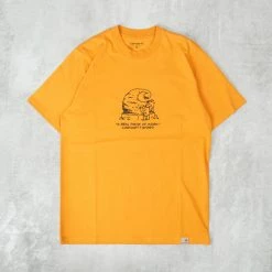 Carhartt WIP Piece Of Work Tee - Ochre / Black
