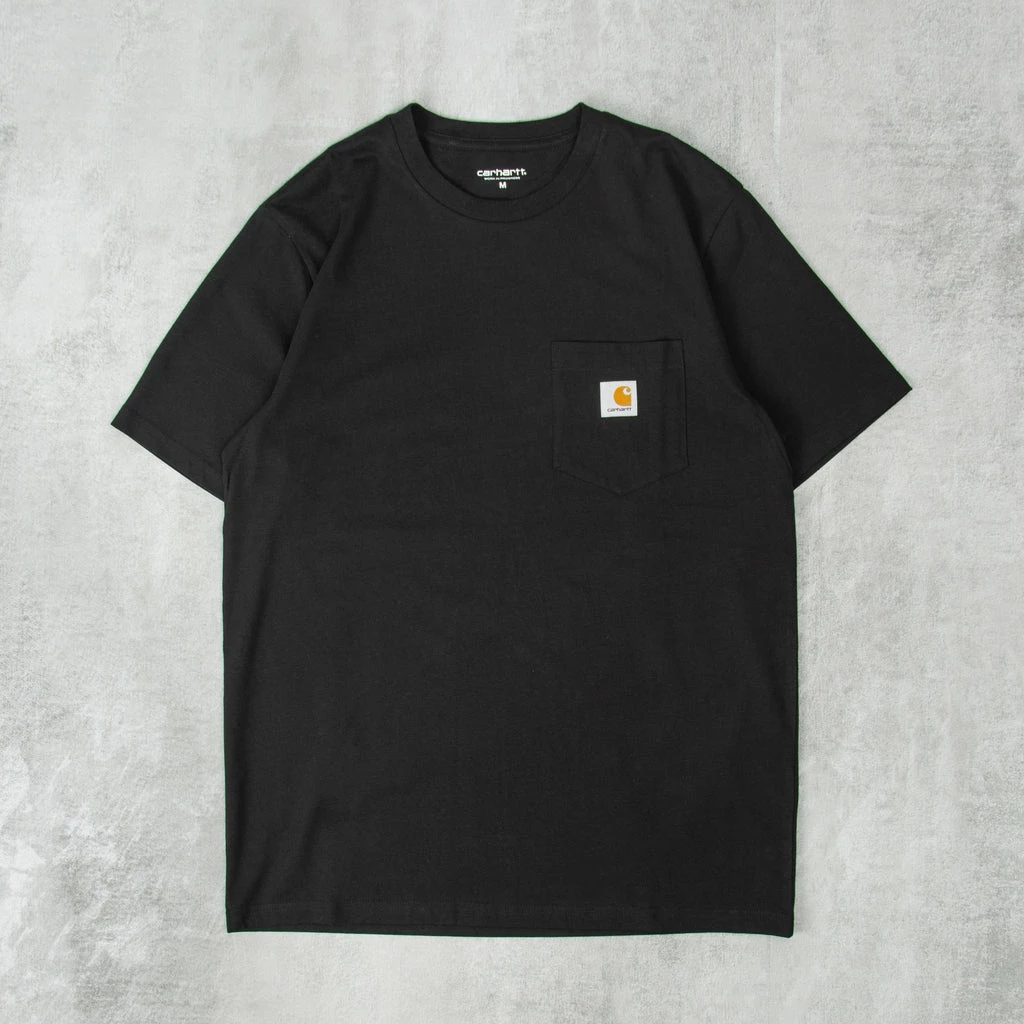 Carhartt WIP Pocket S/S Tee - Black 1 Carhartt WIP Pocket S/S Tee - Black