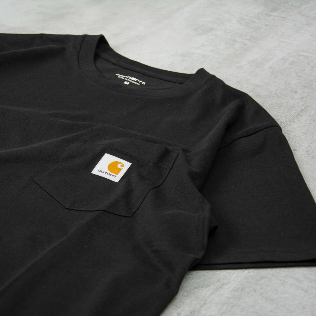 Carhartt WIP Pocket S/S Tee - Black 2 Carhartt WIP Pocket S/S Tee - Black - Image 2
