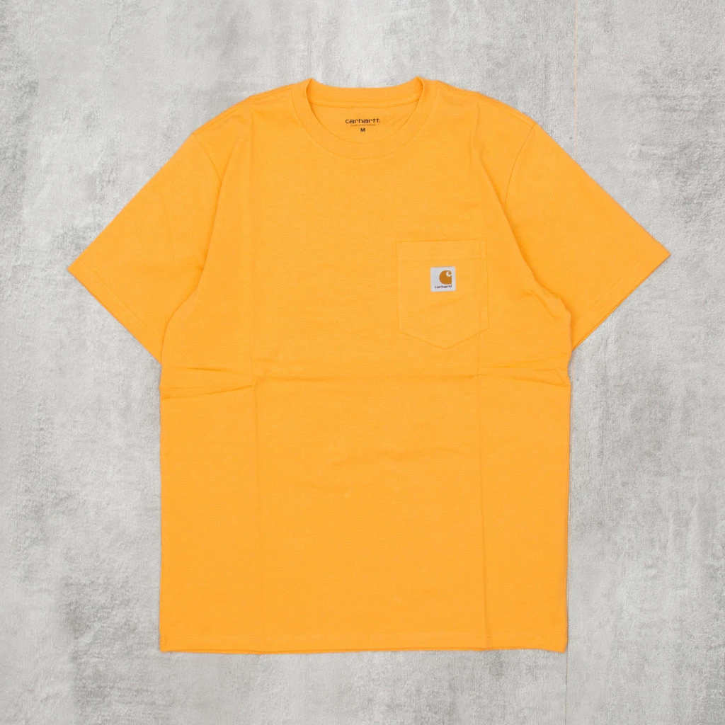 Carhartt WIP Pocket S/S Tee - Pale Orange 1 Carhartt WIP Pocket S/S Tee - Pale Orange
