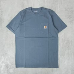 Carhartt WIP Pocket S/S Tee - Storm Blue