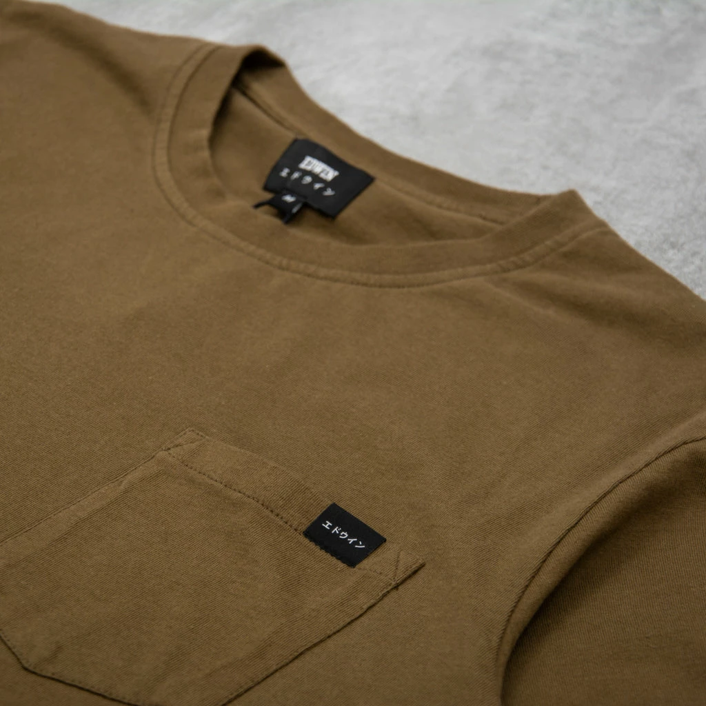 Edwin Pocket Tee - Uniform Green 2 Edwin Pocket Tee - Uniform Green - Image 2