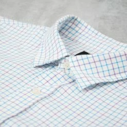 Edwin Red Dot L/S Shirt - Azure Blue -Kyosho Shop RedDotL SShirt AzureBlue3 1024x1024