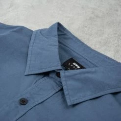 Edwin Red Dot Poplin Shirt - Bering Sea -Kyosho Shop RedDotPoplinShirt BeringSea3 1024x1024