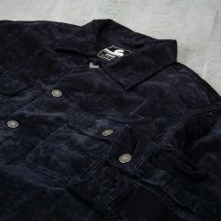 Edwin Rey Overshirt - Dark Navy Jigsaw -Kyosho Shop ReyOvershirt DarkNavyJigsaw3 1024x1024