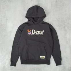 Deus Ex Machina Rubble Hoodie - Anthracite