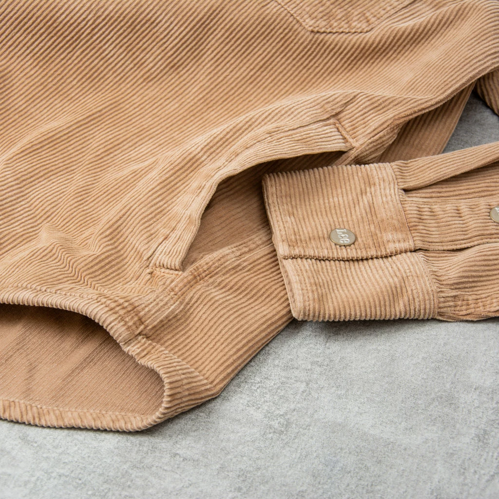Lee Seasonal Corduroy Overshirt - Caramel 5 Lee Seasonal Corduroy Overshirt - Caramel - Image 5