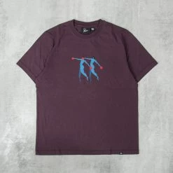 By Parra Step Sequence Tee - Aubergine
