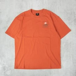 Edwin Sunset On Mt Fuji S/S Tee - Baked Clay
