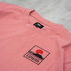 Edwin Sunset On Mt Fuji S/S Tee - Dusty Rose -Kyosho Shop SunsetOnMtFujiS STee DustyRose2 1024x1024