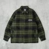 Edwin Sven Shirt Lined Mid Flannel Brushed - Black / Ivy