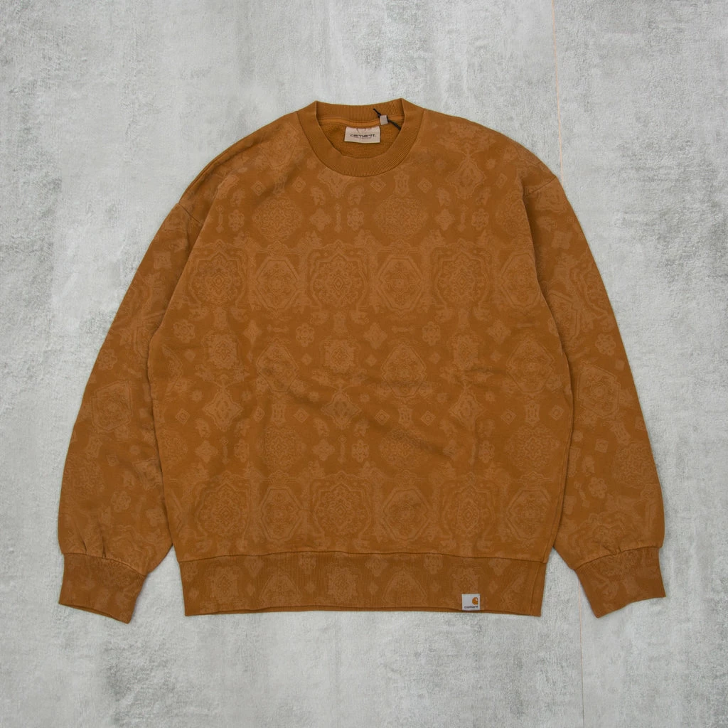 Carhartt WIP Verse Sweat - Hamilton Brown 1 Carhartt WIP Verse Sweat - Hamilton Brown