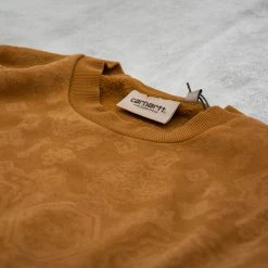 Carhartt WIP Verse Sweat - Hamilton Brown 6 Carhartt WIP Verse Sweat - Hamilton Brown -Kyosho Shop VerseSweat HamiltonBrown2 1024x1024