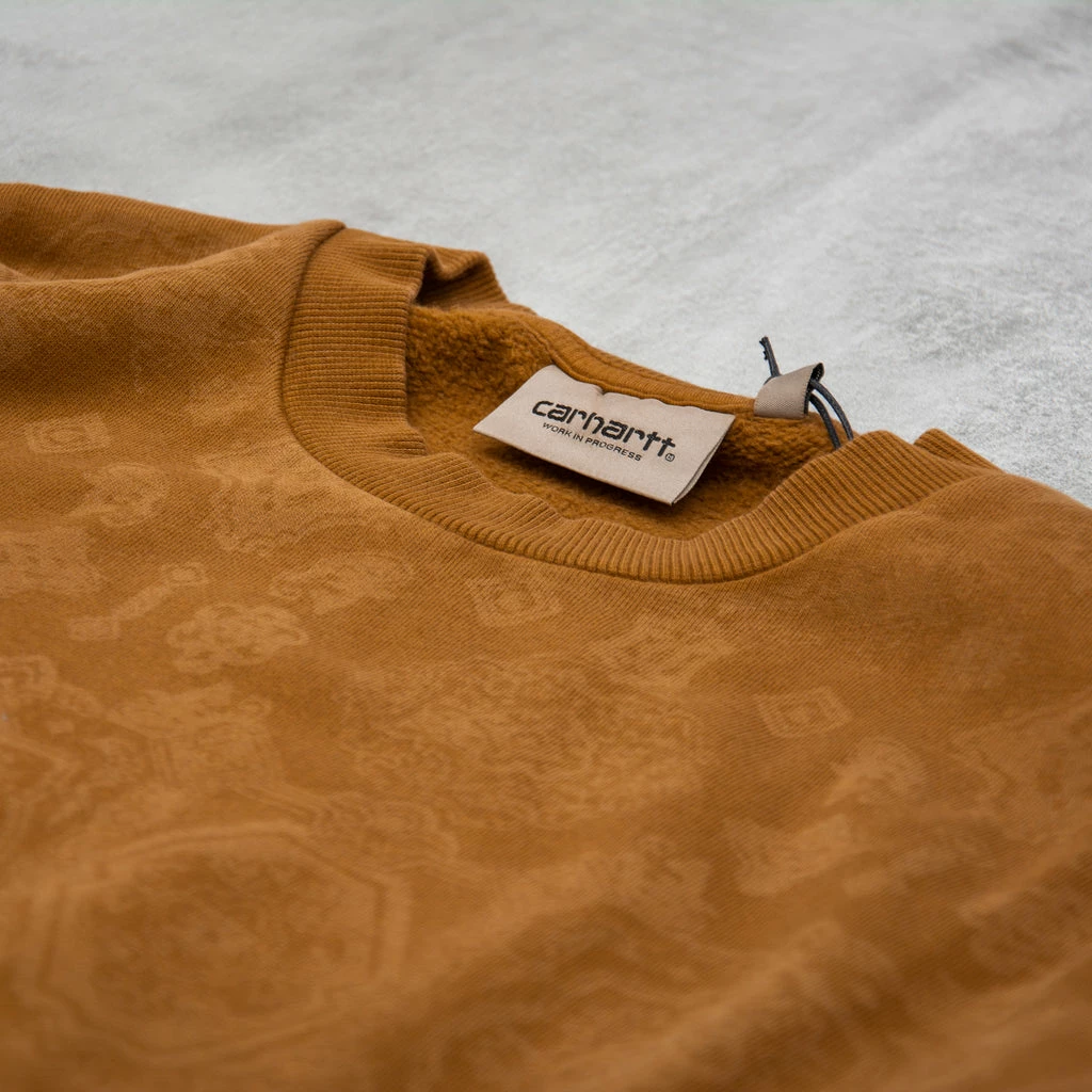 Carhartt WIP Verse Sweat - Hamilton Brown 3 Carhartt WIP Verse Sweat - Hamilton Brown - Image 3