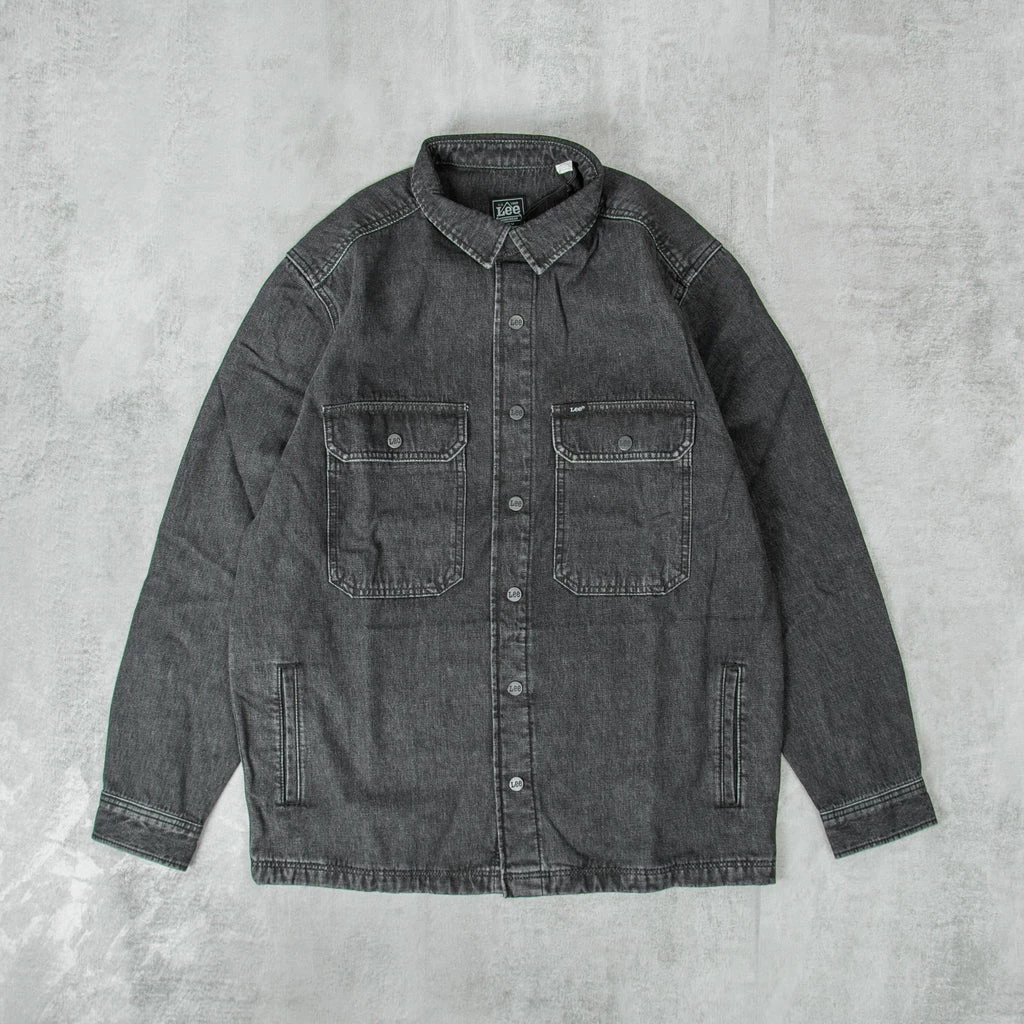 Lee Workwear Overshirt - Grey Lush 1 Lee Workwear Overshirt - Grey Lush