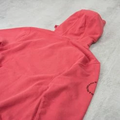 By Parra World Balance Hooded Sweatshirt - Coral -Kyosho Shop WorldBalanceHoodedSweatshirt Coral3 1024x1024