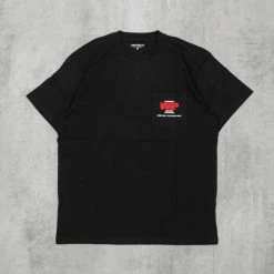 Carhartt WIP Worm Logo Pocket Tee - Black