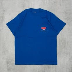 Carhartt WIP Worm Logo Pocket Tee - Gulf