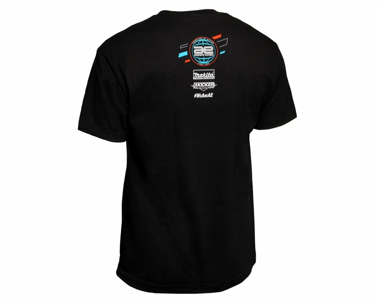 Team Associated WC21 T-Shirt (Black) (M) 2 Team Associated WC21 T-Shirt (Black) (M) - Image 2
