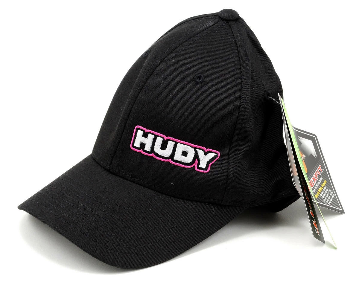 Hudy Flexfit Baseball Cap (Black) (S/M) 1 Hudy Flexfit Baseball Cap (Black) (S/M)