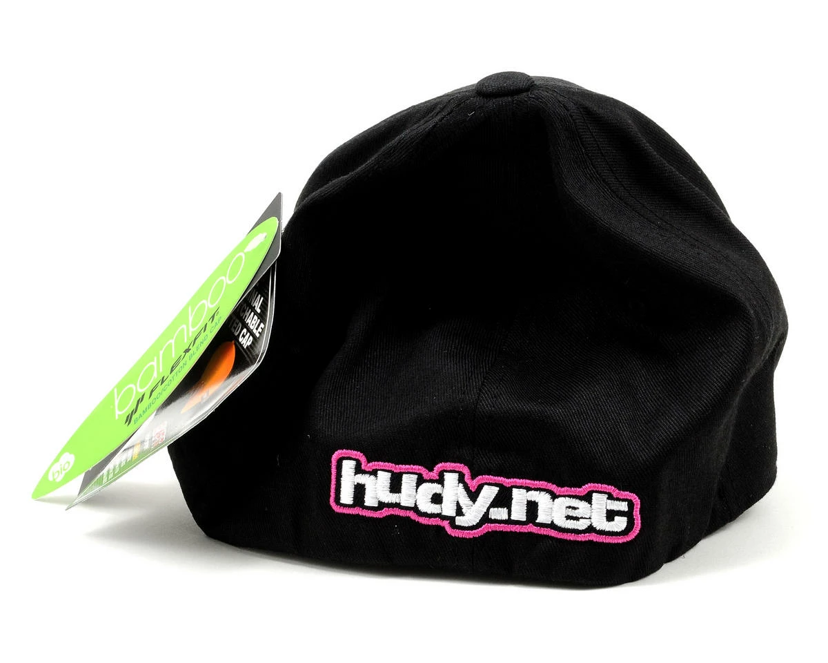 Hudy Flexfit Baseball Cap (Black) (S/M) 2 Hudy Flexfit Baseball Cap (Black) (S/M) - Image 2