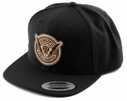 JCONCEPTS Forward Pursuit 2022 Snapback Flatbill Hat (Black) (One Size Fits Most)