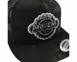 PRO-LINE Manufactured Trucker Snapback Hat (Dark Camo) (One Size Fits Most) -Kyosho Shop pro9852 00 3