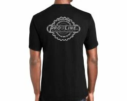 PRO-LINE Manufactured T-Shirt (Black) (L) -Kyosho Shop pro9855 03 3