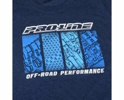 PRO-LINE Quarter Tread T-Shirt (Navy) (2XL) -Kyosho Shop pro9856 05 2