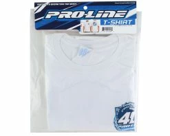 PRO-LINE 40th Anniversary T-Shirt (White) (L) -Kyosho Shop pro9858 03 2